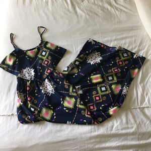 Bright Tribal Print Maxi