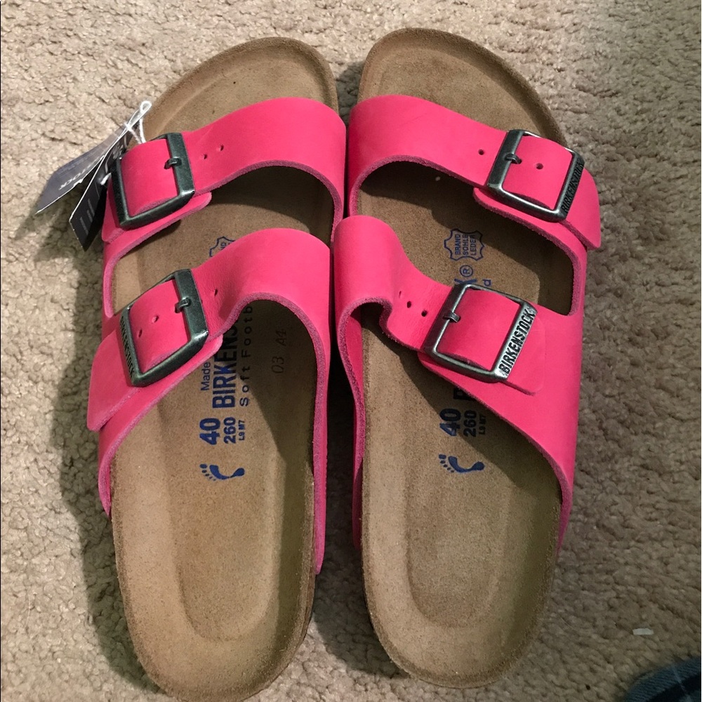 Pink Softbed Birkenstocks