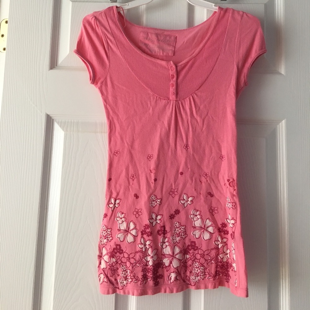 Aeropostale floral babydoll shirt