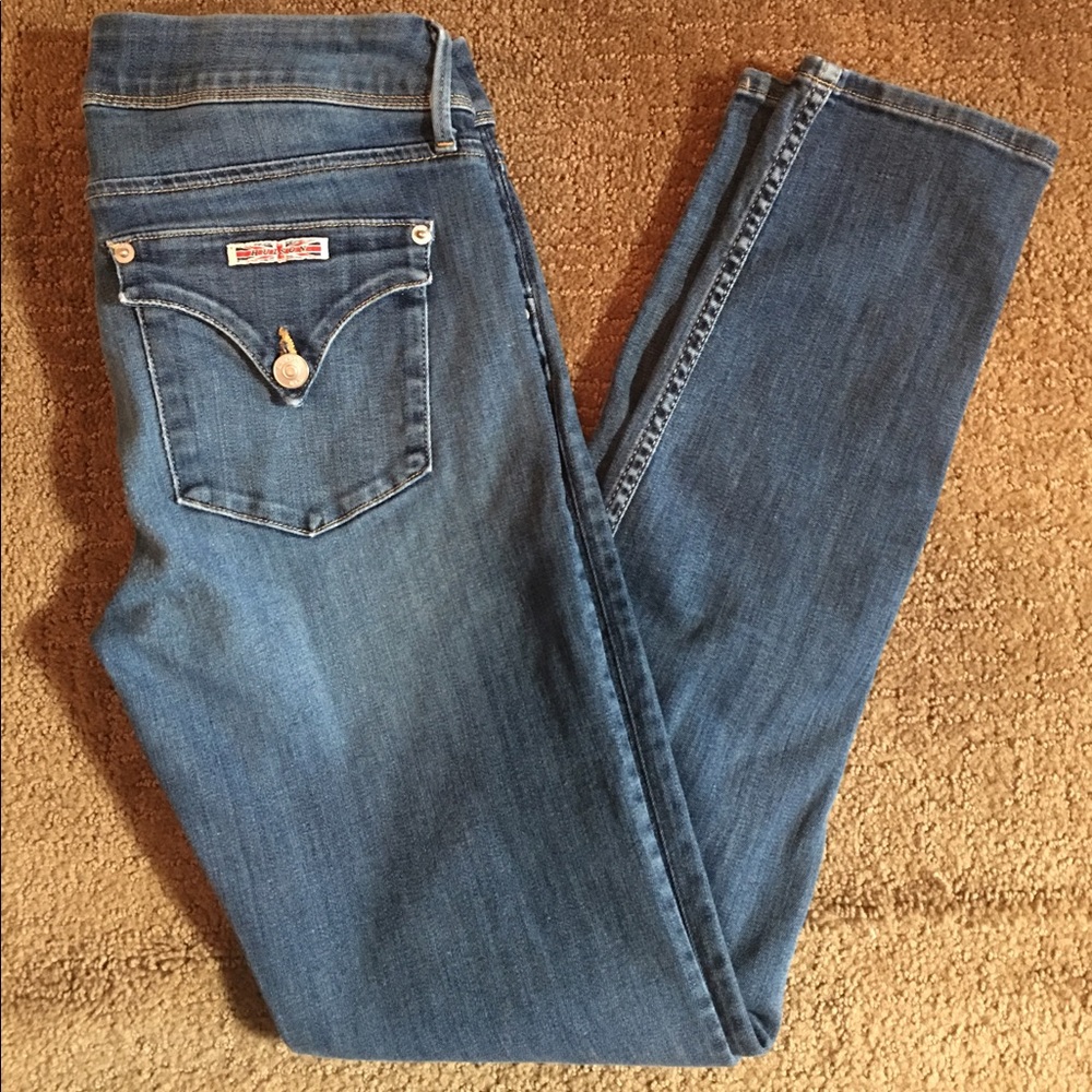 Hudson Collin Flap Skinny Jeans, 29