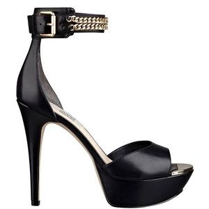 Guess Ornica Platform Pumps with Chain Detail