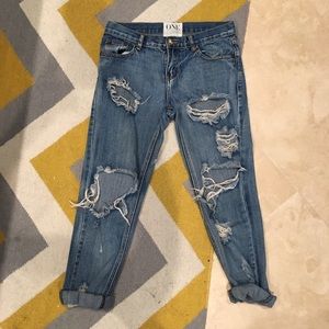 One teaspoon Awesome Baggies destroyed boyfriend