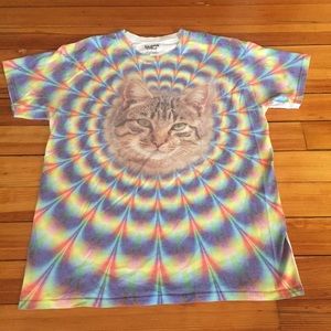 🌀Psychedelic Cat T-Shirt 🌀