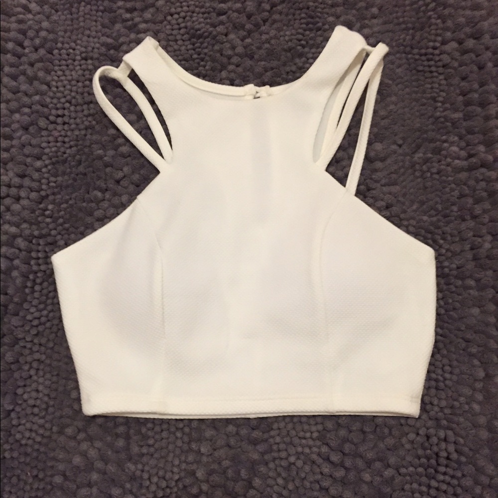 White Crop Top