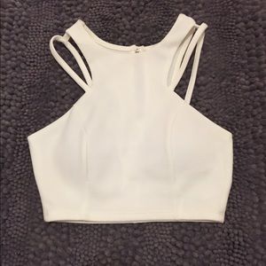 White Crop Top
