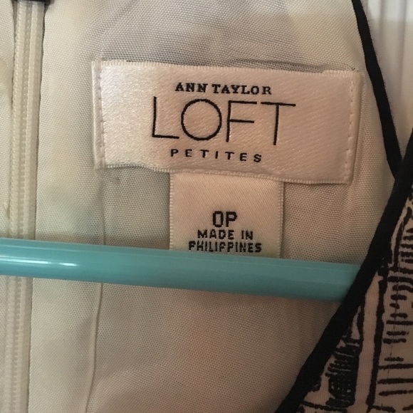 LOFT Classic BW Printed Dress - Picture 3 of 8