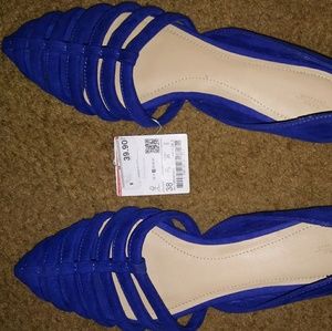 New w/ Tag ZARA Royal Blue Flats