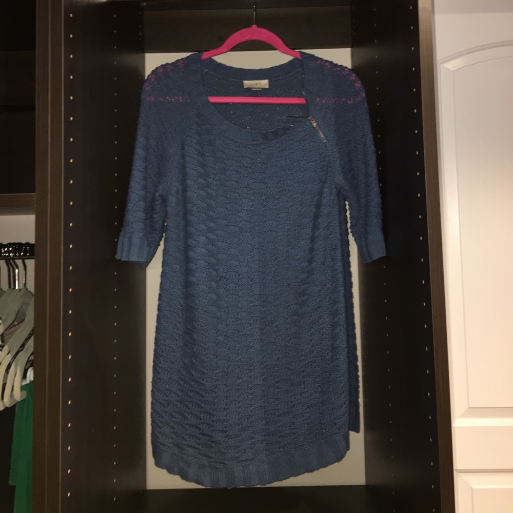 LOFT short sleeve summer sweater