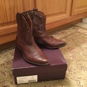 Lucky Brand Short Western-Style Boots