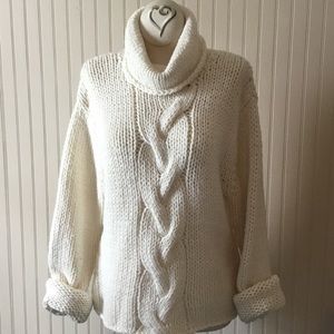 Hand knit fishermen sweater
