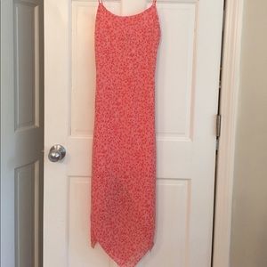 Sexy coral dress