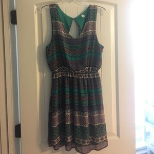 Printed Dress from Francesca's Boutique.