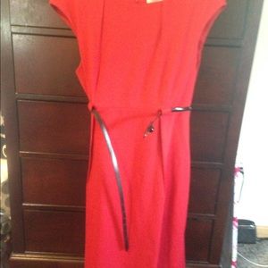 Siren red sheath dress