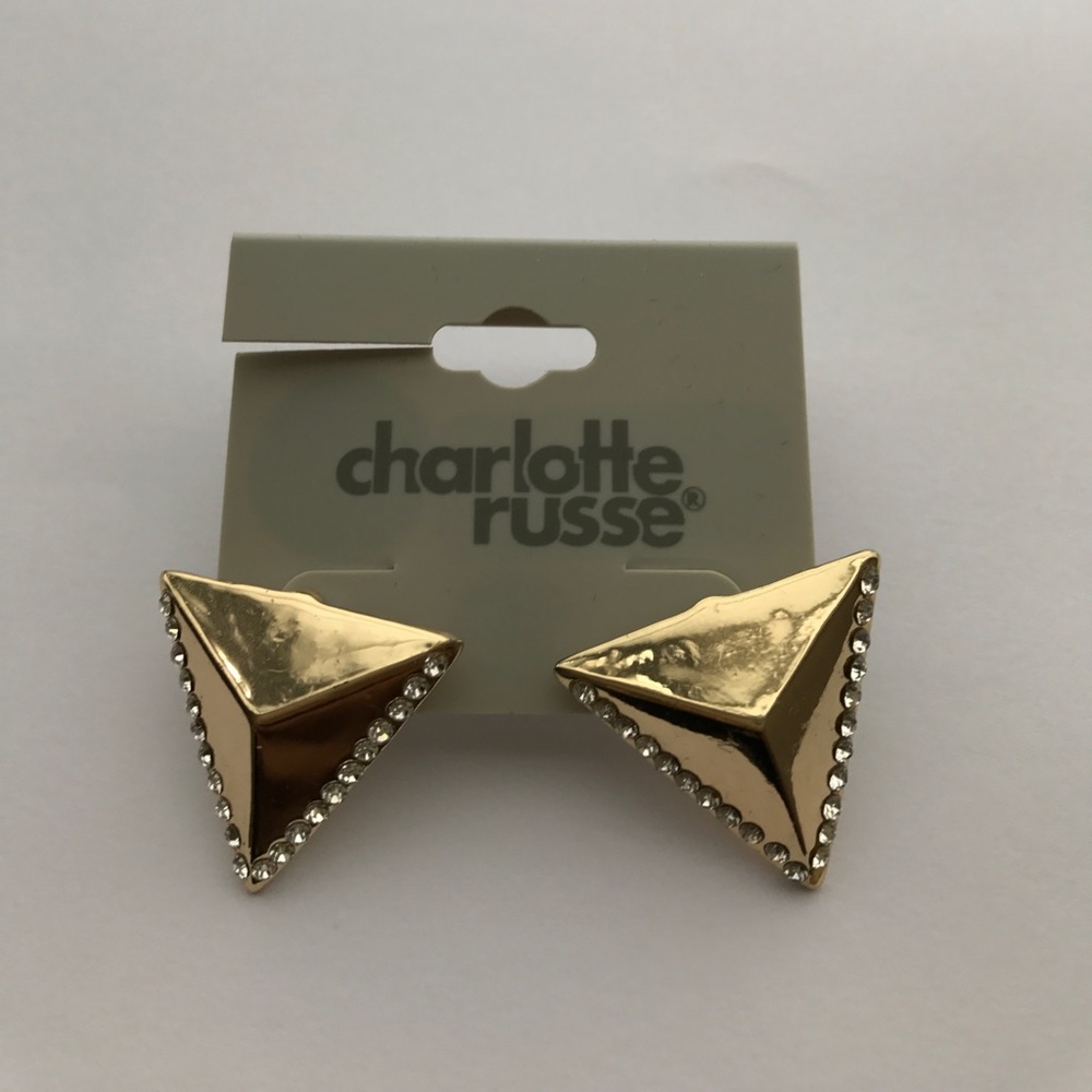 Gold Rhinestone Earrings