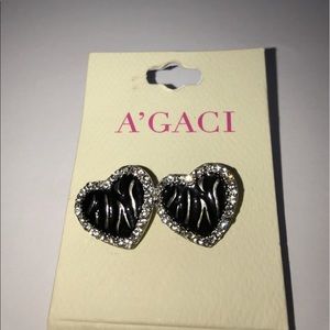 Zebra Printed Earrings