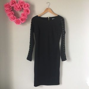 Jennifer Lopez Black Midi Dress