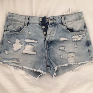 Zara denim shorts