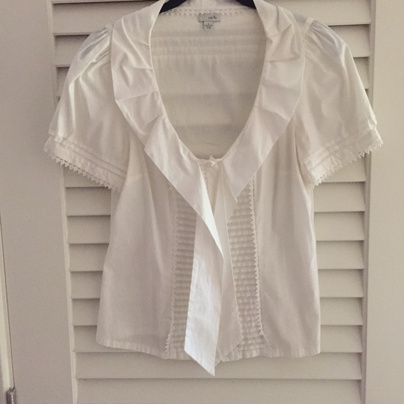 Anthropologie Tops - Anthropologie | Odille Flossie | Tie-Front Blouse Anthropologie Tops - Anthropologie | Odille Flossie | Tie-Front Blouse