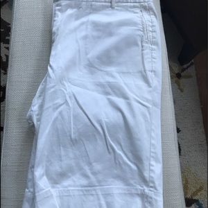 White Bermuda khaki shorts