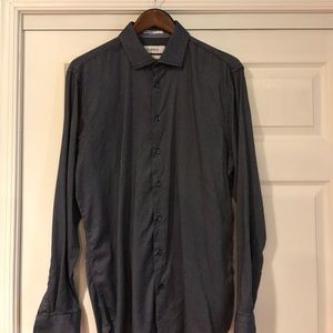 Calibrate Men's Trim Fit Dress Shirt