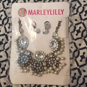 NWT Marley Lilly necklace & Earring set.