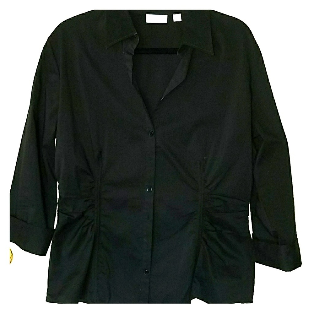 New York & Company Stretch Cotton blend Blouse XL