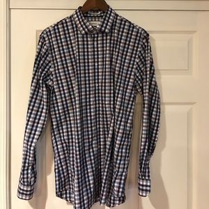 Calibrate Men's Trim Fit Dress Shirt