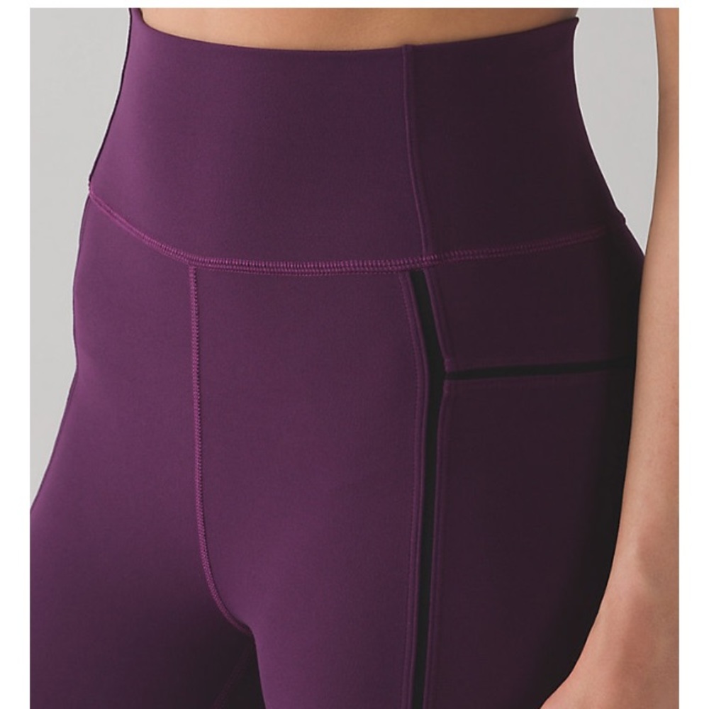 Lululemon simply bare tight (darkest magenta)