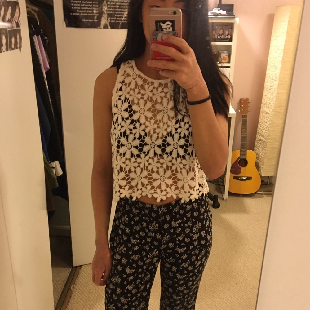 Crochet crop top