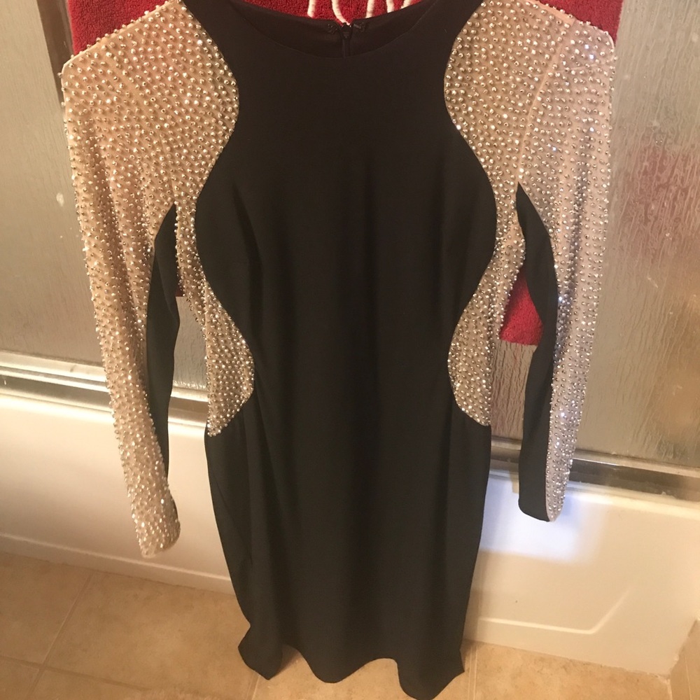 Gorgeous long sleeve homecoming dress