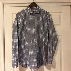 Calibrate Men's Trim Fit Dress Shirt