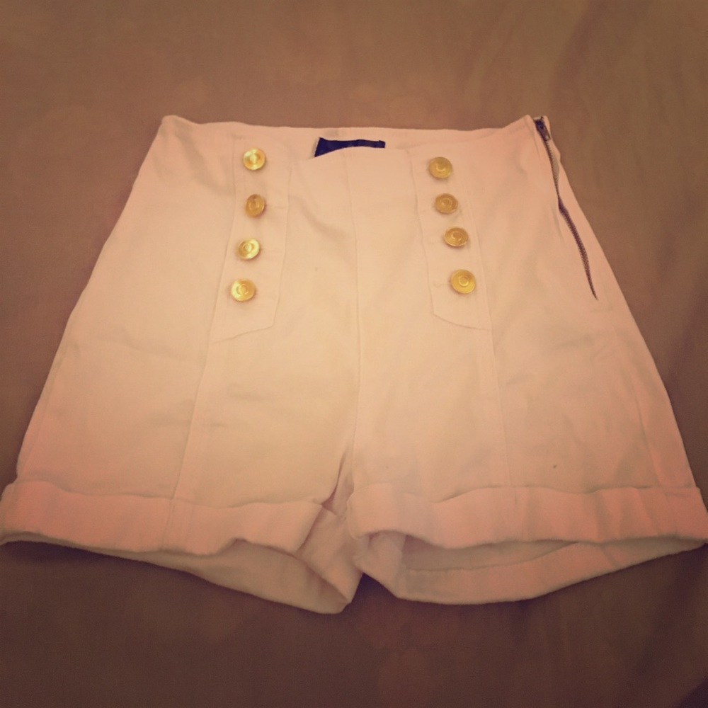 High waisted shorts