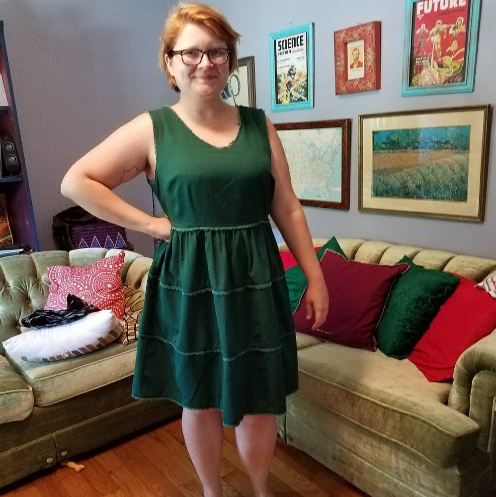 Evergreen Doe & Rae Sleeveless Dress