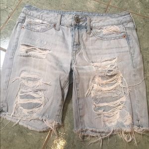 AE destroyed shorts
