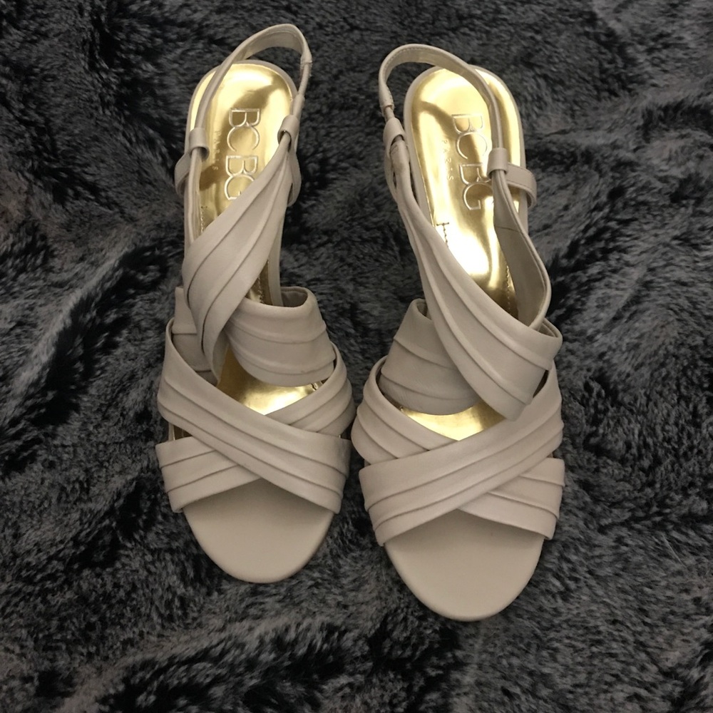 Bcbg strappy heels