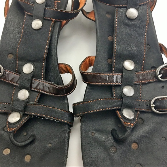 Palladium leather gladiator sandal - Picture 3 of 4