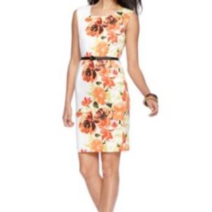 AGB floral dress with belt