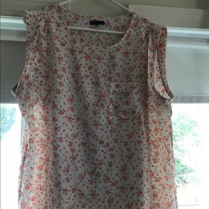 Floral sleeveless tank