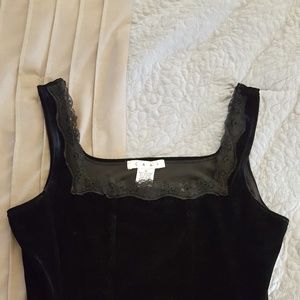 CAbi velvety black tank cami