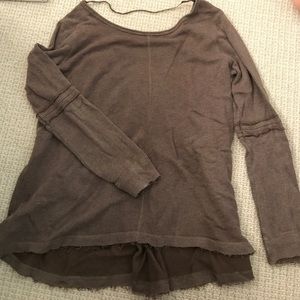 Free people brown sweater