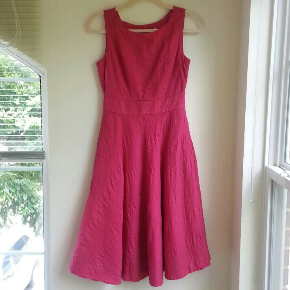 J. Crew Retail SU'07 Embossed Beach Dress Pink