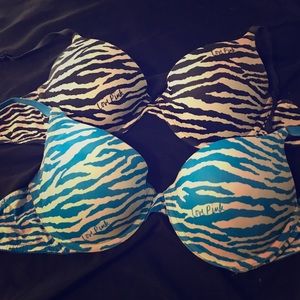 34D VS Pink Push-Up bras! Price is for BOTH 34D VS Pink Push-Up bras! Price is for BOTH