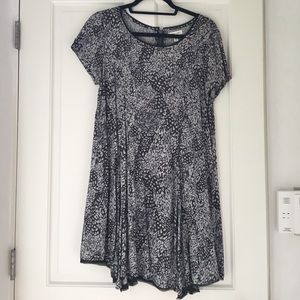 Silence + noise flows dress