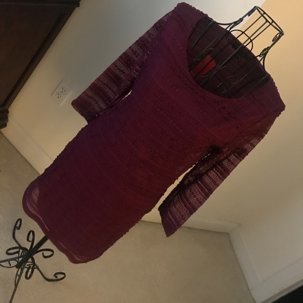 Forever 21 Burgundy Dress
