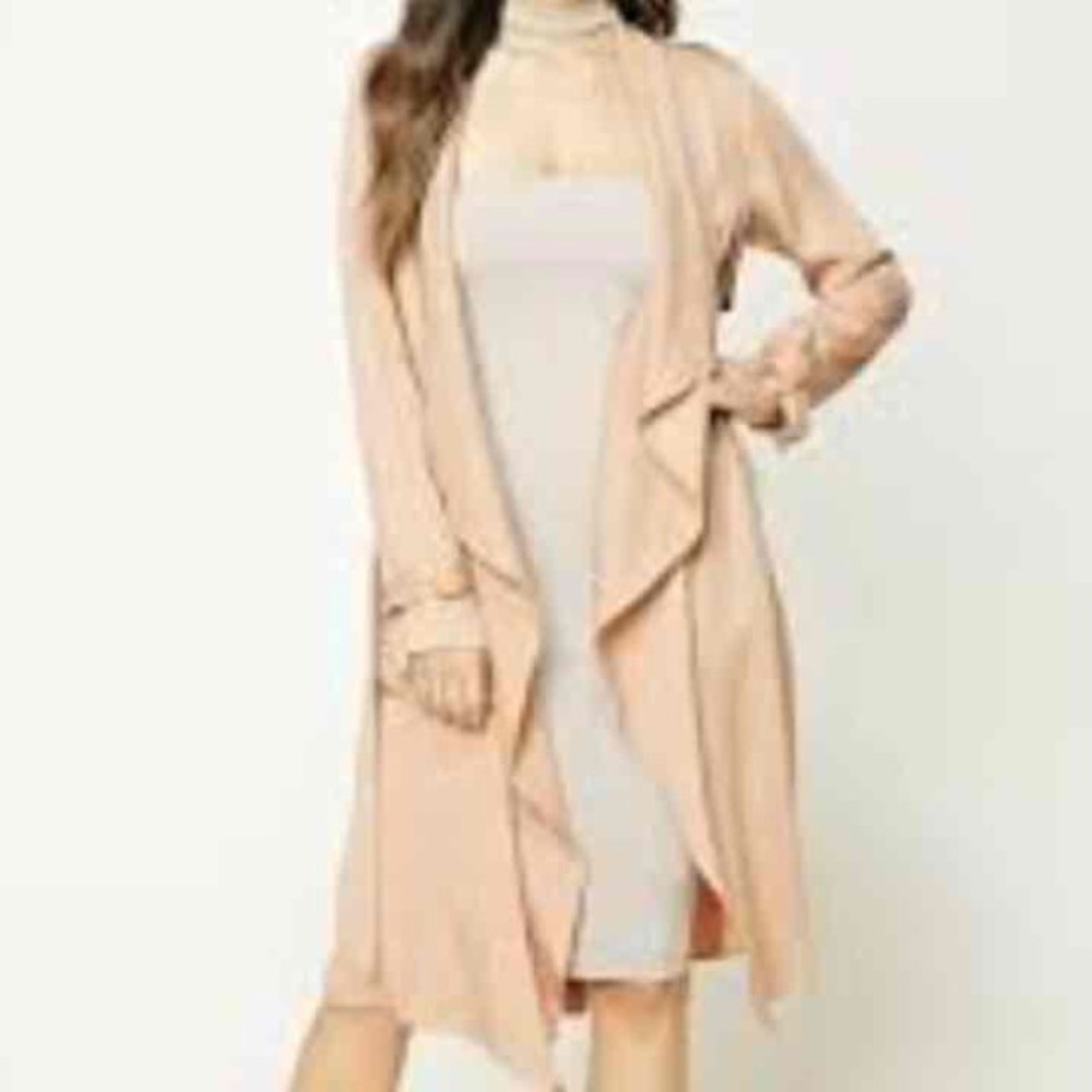 Beige long coat