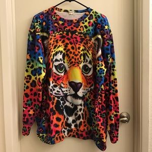 Lisa Frank Leopard Sweatshirt