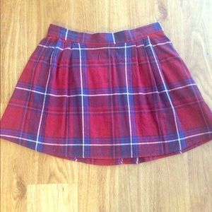 Small plaid old navy miniskirt