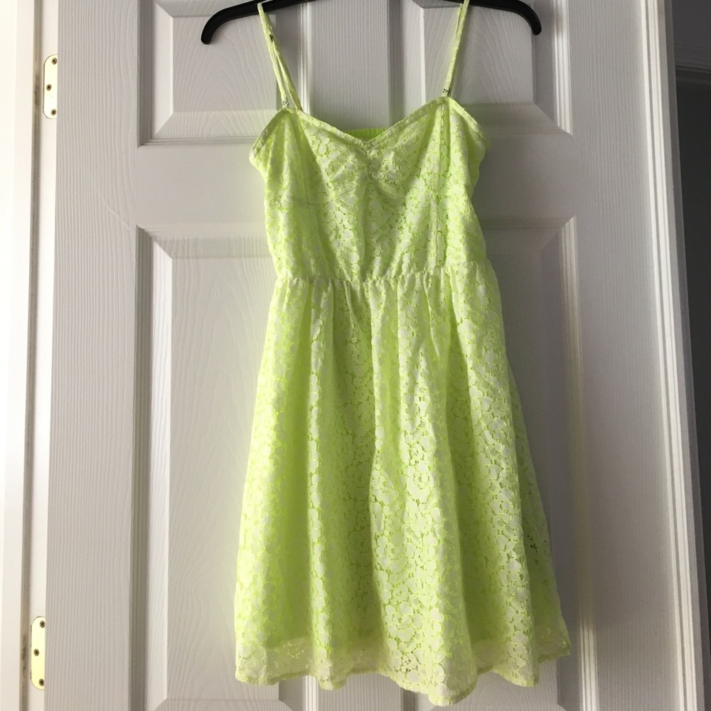 Aeropostle green skater dress
