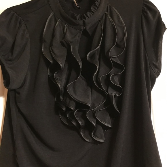Black Ruffle Top. - Picture 4 of 4