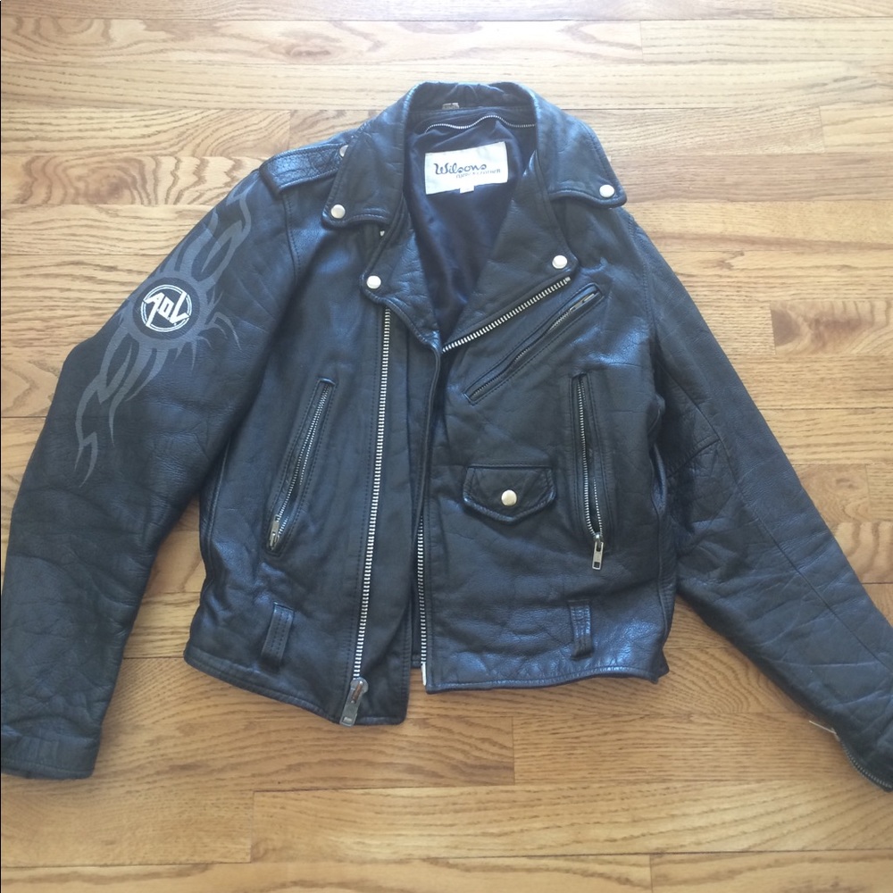 Wilsons Destroying Angel Leather Biker Jacket